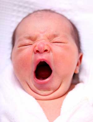 Baby Yawning