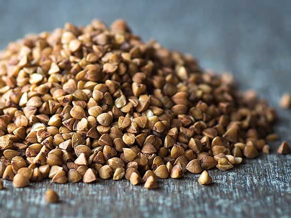 Pile of buckwheat